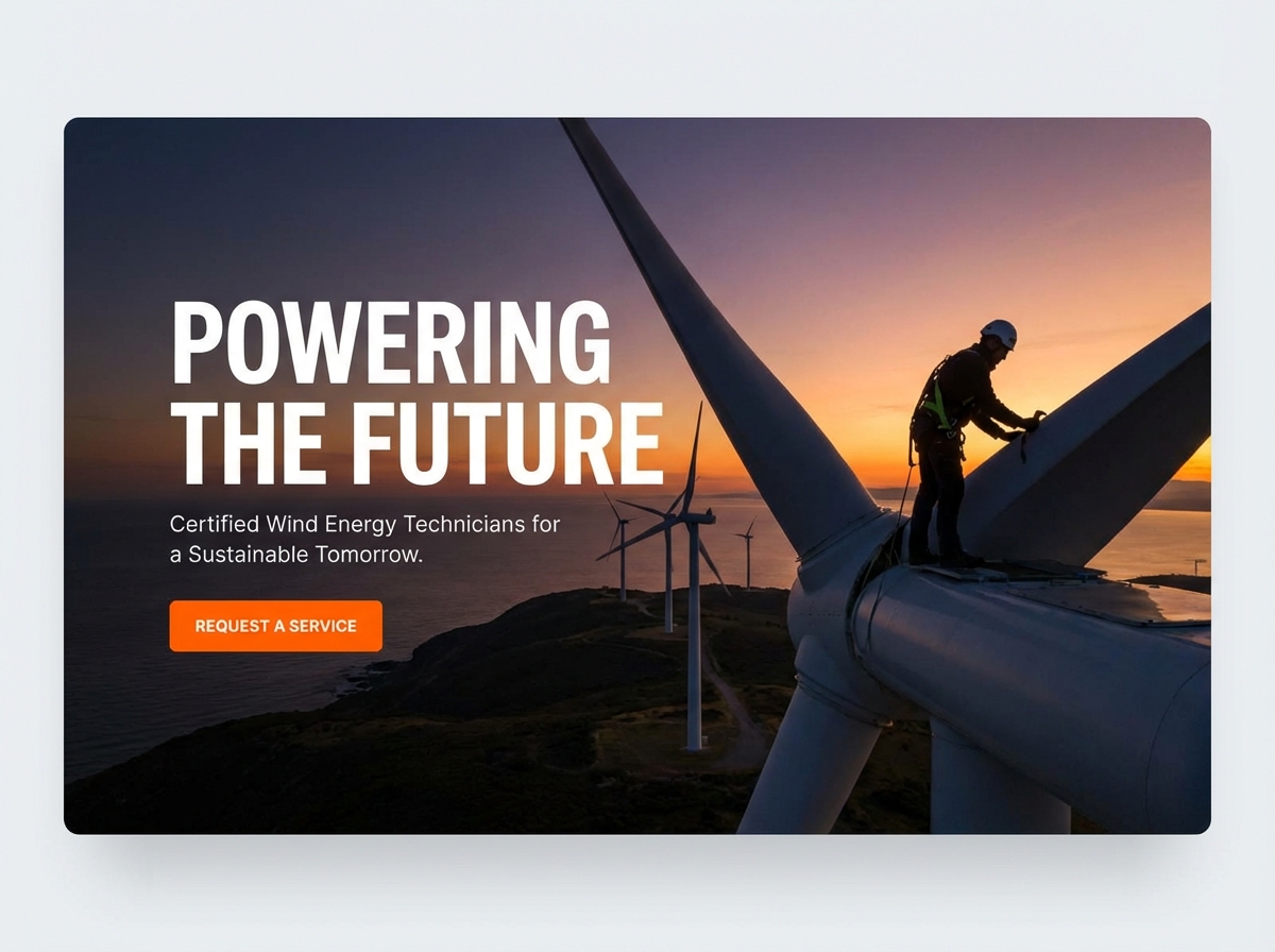 Build Your Professional Wind Energy Technician Website website preview