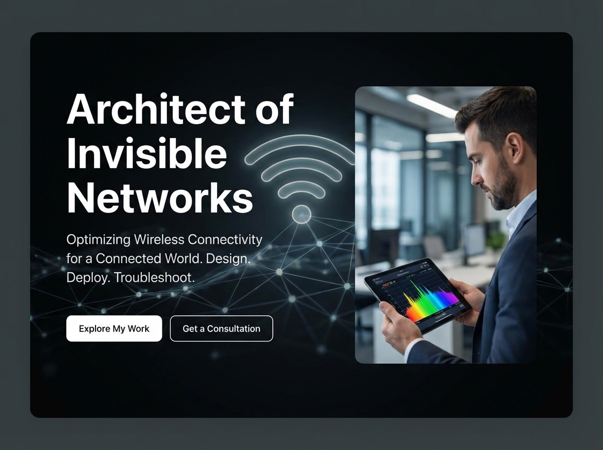 Build Your Professional Wireless Engineer Portfolio website preview