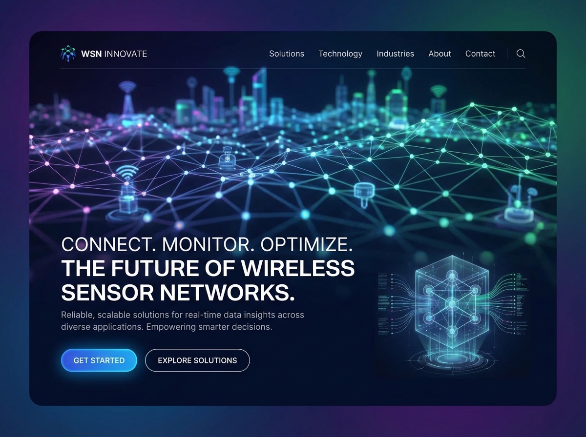 Build Dynamic Websites for Your Next-Gen Wireless Sensor Networks Project website preview