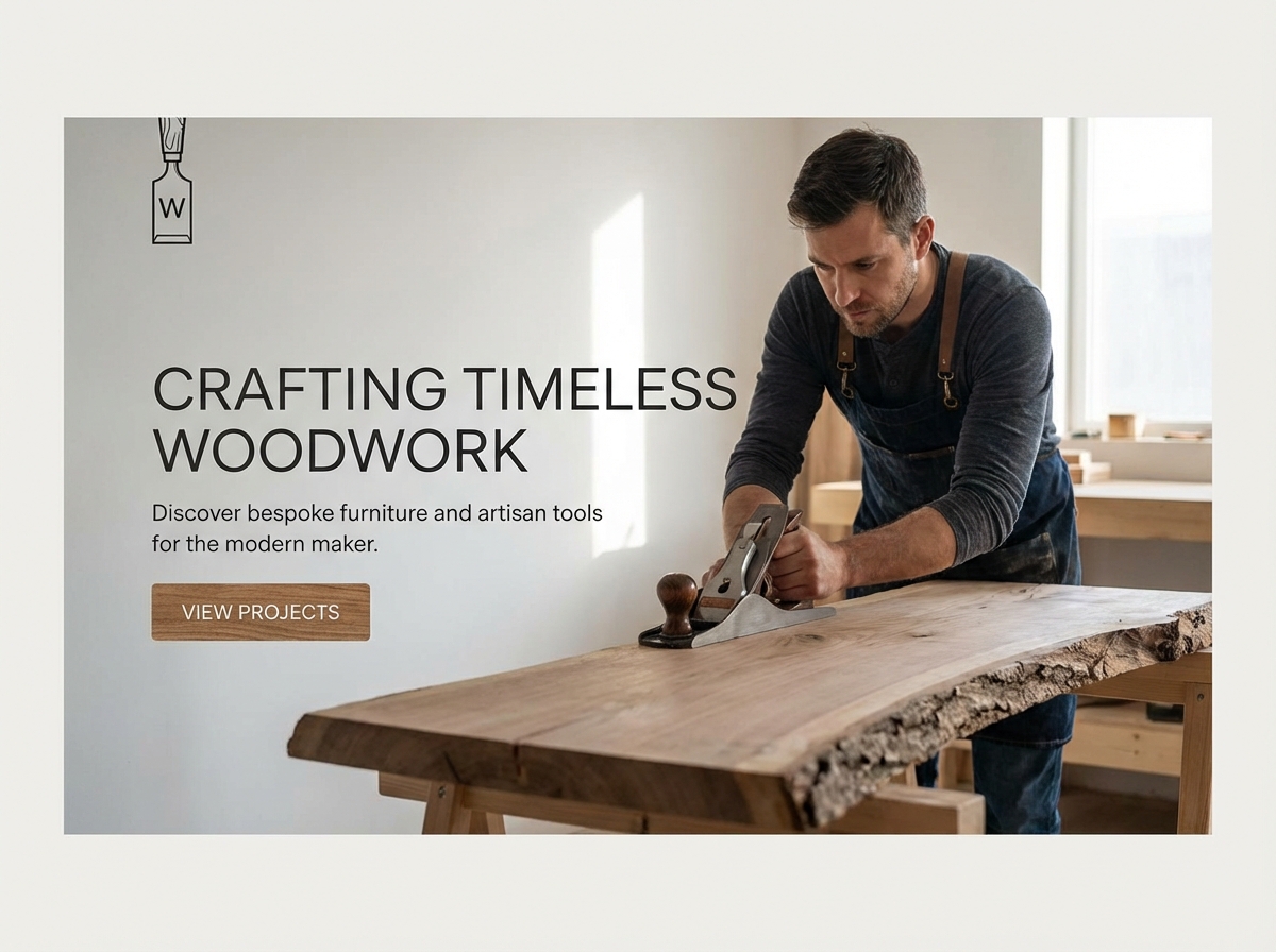 Craft Your Online Presence with Grigora's Wood Workers Website Builder website preview