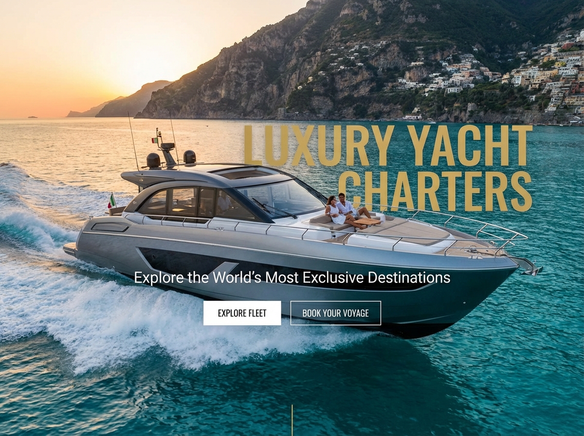 Launch Your Premier Yacht Charter Website with Ease website preview