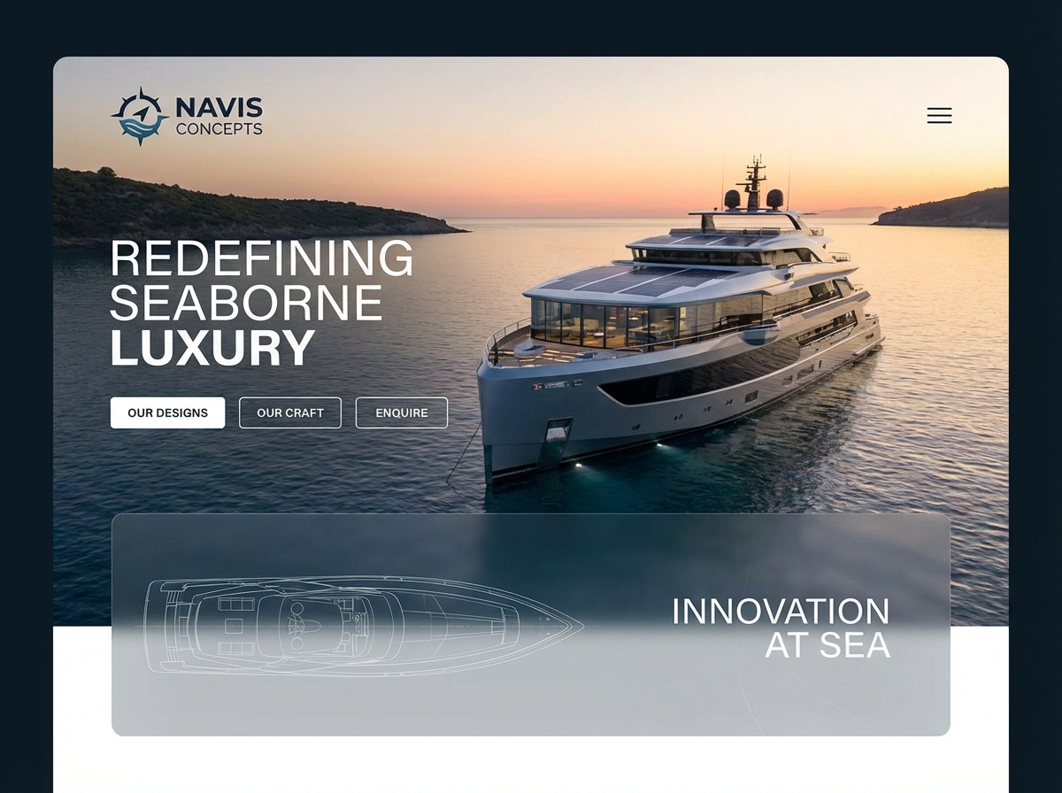 Launch Your Vision with the Premier Yacht Design and Manufacturing Website Builder website preview