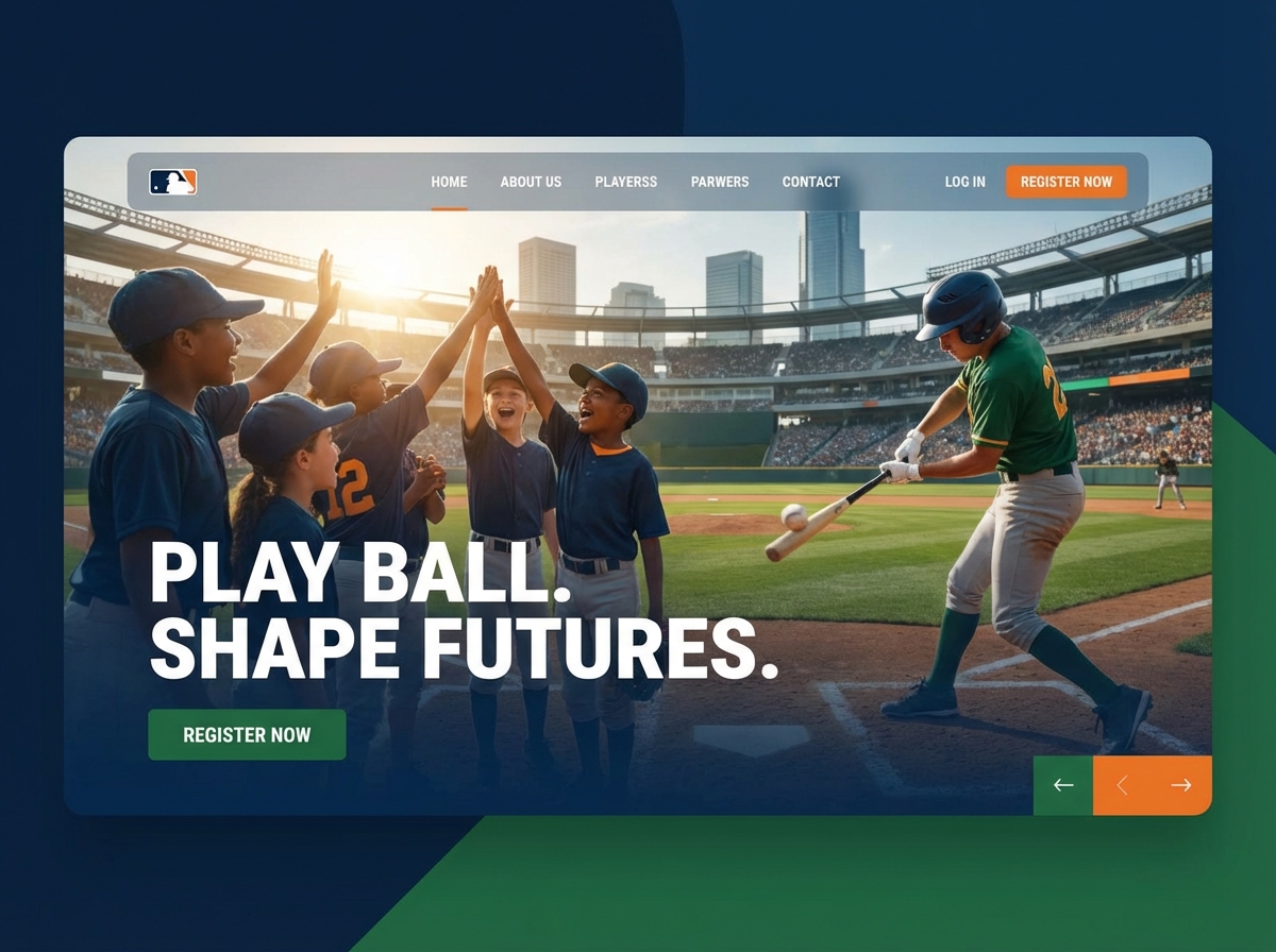 Build Your Youth Baseball Team's Website Fast website preview