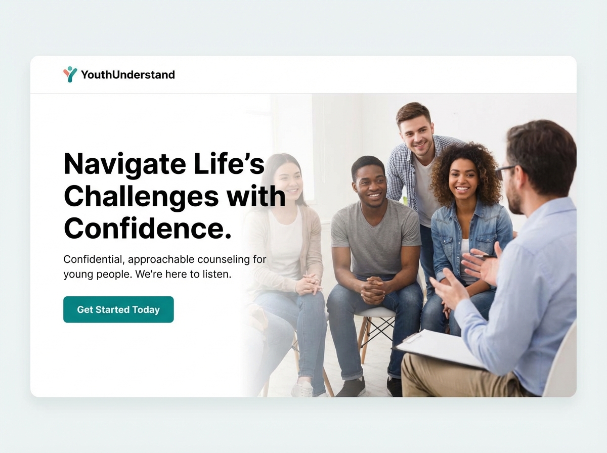 Build a Compassionate, Engaging Youth Counseling Website website preview