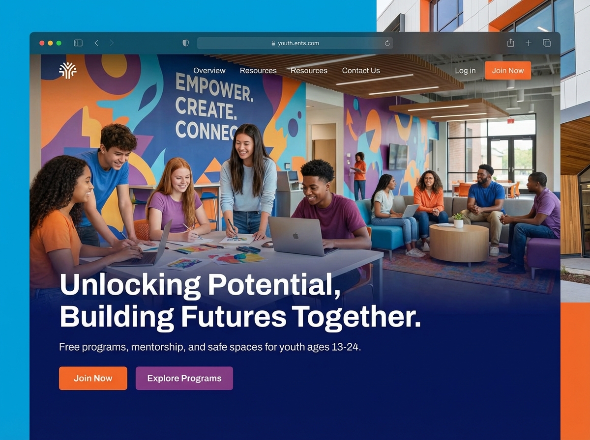 Build a Compassionate Hub for Your Youth Services website preview