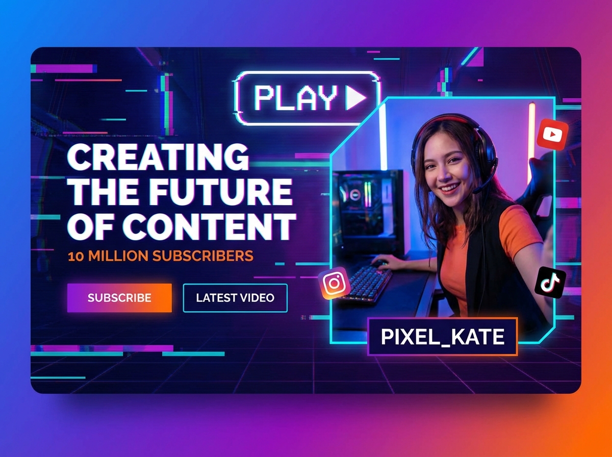 Build Your Audience with a Stunning, High-Performance YouTuber Website website preview