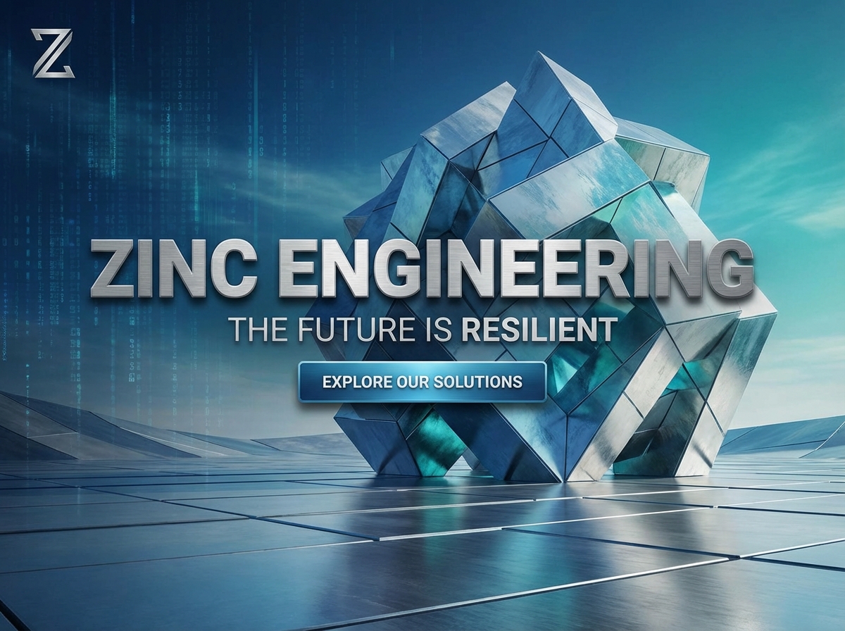 Build Your Professional Website as a Dynamic Zinc Engineer website preview