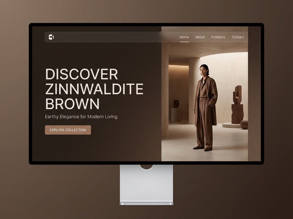 Unleash the Richness of Zinnwaldite Brown website preview