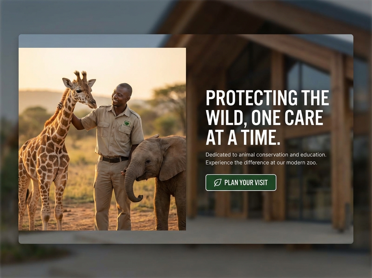 Build Your Professional Zookeeper Website website preview